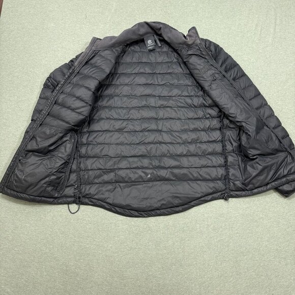 Champion C9 Puffer Jacket Mens Small Black Full Zip Goose Down Feather - Picture 4 of 8